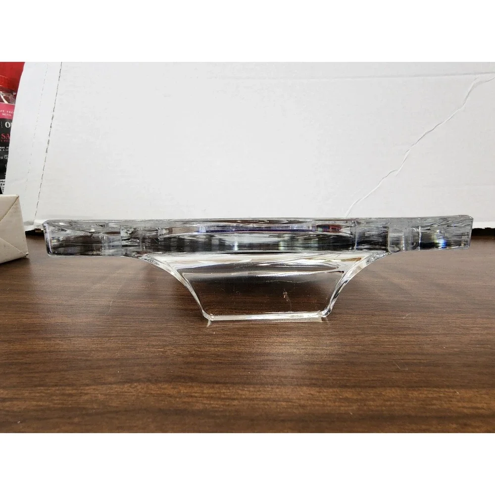 Mikasa Etched Frosted Floral Thick Glass Frame Square 8